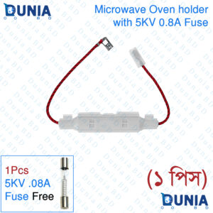Microwave Oven High Voltage Fuse Holder with 5KV 0.8A Glass-Fuse