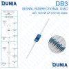 DB3 DIAC Bidirectional Trigger Diode 2A 32V 150mW DO-35 (DO-204AH) DB-3 Axial Silicon Diodes