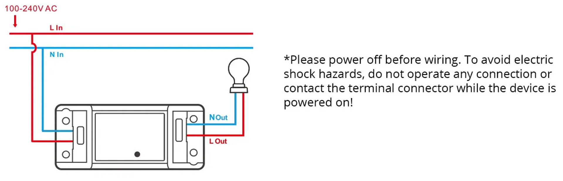 Sonoff Basic R4 Wifi Smart Switch Module with Voice Control Inching Setting Magic Switch Mode Auxiliary Overheating Protection eWelink Remote Control For Smart Home Work with Alexa Google Home Controlled via eWeLink APP