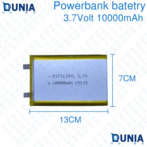 3.7V 10000mAh Lithium Polymer Rechargeable Battery Cell for Power bank storage battery