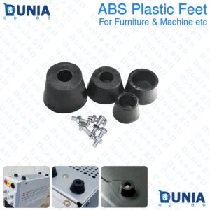 Plastic Feet for furniture and machine under divider from floor standing foot