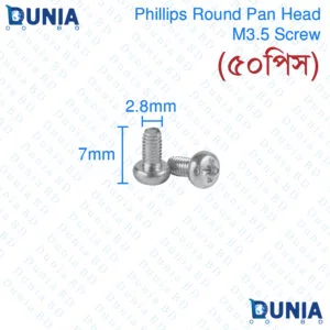 M3 x 6mm Metal Cross Head Phillips Pan Head Screws Bolt