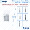 Soldering Iron Head Set 5PCS KD 900M Inside Hot Bare Copper Electric Soldering Iron Tip