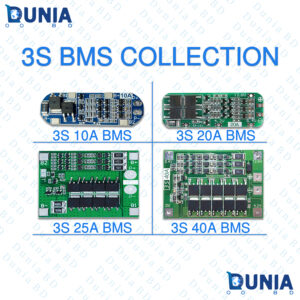 BMS 3S 10A 20A 25A 40A 11.1-12.6V 18650 Lithium ion Battery Charging Protection Board Module