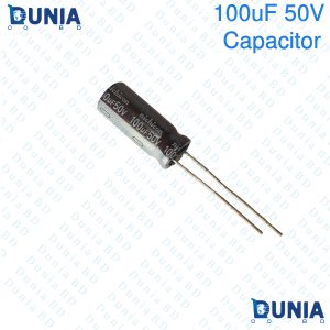 100uf 50V Capacitor Radial Electrolytic capacitor Polarized Aluminium body for Amplifier & Circuits