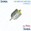 140 3 to 4 Volt Mini DC Motor Brushed DC Electric for Toys & DIY Project