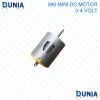 3 to 4 Volt Mini 2x47x23mm DC Motor Brushed DC Electric for Toys & DIY Project 280 type