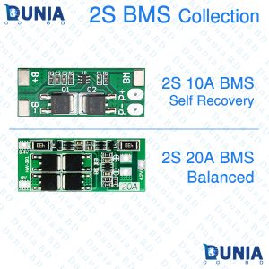 2S BMS 10A 20A Battery Protection Board Charging and for LED Light Power Bank