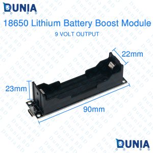 9V 1A 18650 lithium battery boost up UPS module simultaneously charge discharge
