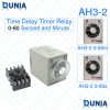 AH3-2 8 Pins AC 220V 0-60s Time Delay Timer Relay Solid State with Socket