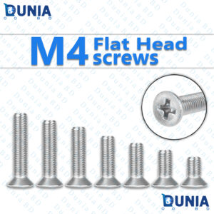 M4 x 8 10 12 16 20 25 40mm Flat head Phillips 0.7mm Pitch Drive machine Replacement Screw
