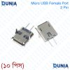 Micro USB Female Power Jack 2PIN Mini USB Connector Socket