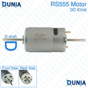 RS555 DC 6V 3.17mm D-Shaft Fan Motor For DC Mini Charger Fan