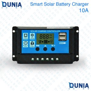 Smart Solar Charge Controller 12V 24V 10A Automatic Solar Battery Panel Controller Universal USB 5V Charging LCD Display