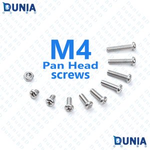 M4 Pan Head Phillips A2 Stainless Steel 0.7mm Pitch Drive machine Replacement Screw