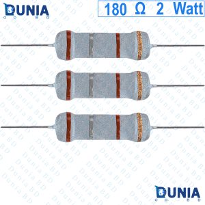 180 ohm 2 watt Two watt Resistor ±5% 180Ω 180ohms Metal Oxid Film Resistance