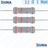 3.3 ohm 2 watt Two watt Resistor ±5% 3.9Ω 3.9 ohms Metal Oxid Film Resistance