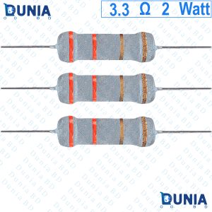 3.3 ohm 2 watt Two watt Resistor ±5% 3.9Ω 3.9 ohms Metal Oxid Film Resistance
