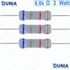 6.8k ohm 2 watt Two watt Resistor ±5% 6.8kΩ 6.8kohms Metal Oxid Film Resistance