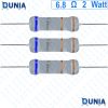6.8 ohm 2 watt Two watt Resistor ±5% 6.8Ω 6.8ohms Metal Oxid Film Resistance