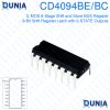 CD4094BE C-MOS 8 Stage 8-Bit Shift and Store Bus Register IC Latch with 3-STATE Outputs
