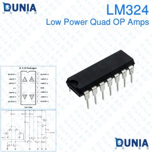 LM324 Low Power Quadruple Operational Amplifier LM324 14 pins Adjustable Voltage Regulator Transistor DIP-14