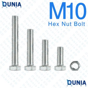 M10 SS Stainless Steel Hex Head Nut Bolts