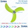 15 Inch Fan Blade Three Leaves Plastic for mini fan or DC fan