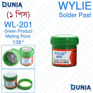 WYLIE Solder Past WL-201 Melting Point 138°C Green Product Lead Free Paste for Phone & IC Repairing