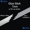 Glue Gun Stick Semi Transparent and Medium White 7mm Hot Melt For Craft Hand Repair DIY