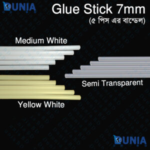 7mm Glue Gun Stick Semi Transparent and medium White Hot Melt For Craft Hand Repair DIY
