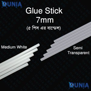 Glue Gun Stick Semi Transparent and Medium White 7mm Hot Melt For Craft Hand Repair DIY