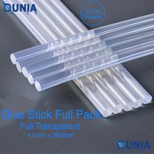11mm Full Pack Glue Gun Stick 260mm Full Transparent Hot Melt For Craft Hand Repair DIY