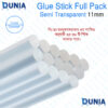 11mm Full Pack Glue Gun Stick Semi Transparent Hot Melt For Craft Hand Repair DIY