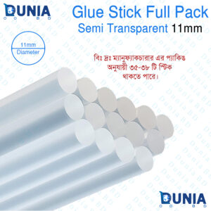 11mm Full Pack Glue Gun Stick Semi Transparent Hot Melt For Craft Hand Repair DIY