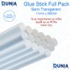 11mm Full Pack Glue Gun Stick 260mm Semi Transparent Hot Melt For Craft Hand Repair DIY