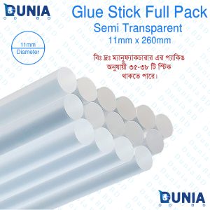 11mm Full Pack Glue Gun Stick 260mm Semi Transparent Hot Melt For Craft Hand Repair DIY