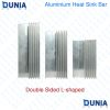 Aluminium Heatsink L-Shaped Half Flatbed Double 1.5 2 2.5 3 4 5 6 8 inch