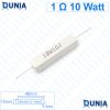 1 ohm 10 watt Five watt Resistor ±5% 1Ω 1 ohms Ceramic Cement Wirewound Resistance