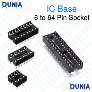IC Base DIP Integrated Circuit Socket 6 8 14 16 18 20 24 28 32 40 Pin Connector