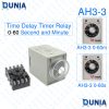 AH3-3 8 Pins AC 220V 0-60s Time Delay Timer Relay Solid State with Socket