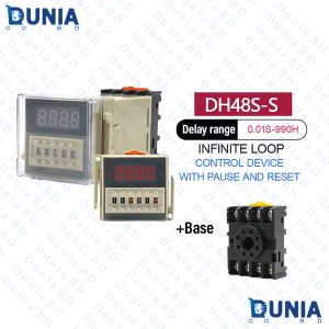 Punai Timer Relay With Socket - DH48S-S