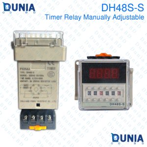 Timer Relay With Socket 0.01s to 990H Punai DH48S-S 220Volt AC 5A Resistive Load