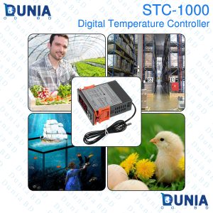 STC-1000 Digital Temperature Controller AC 10A 110V-220V Heating Cooling Centigrade Thermostat 2 Relays Output with NTC Sensor Probe