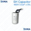 3.5uf SH Capacitor 450Volt White for fan motors