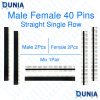 Header Strip for Arduino GPIO 40-pin Male and Female Pins Straight Single Row Square Pitch Breakway PCB Connectors