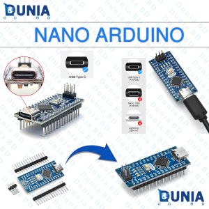 Nano Module CH340 5V 16M Type-C Micro Controller Board for Arduino and DIY Project