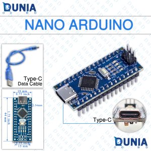 Nano Module CH340 5V 16M Type-C Micro Controller Board for Arduino and DIY Project