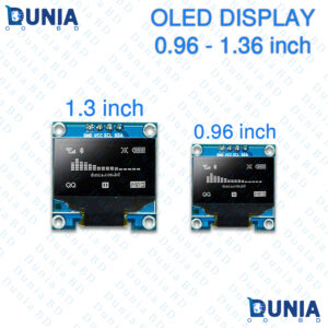 OLED 0.96 1.3 inch Display Module For Arduino & DIY Project Blue Color