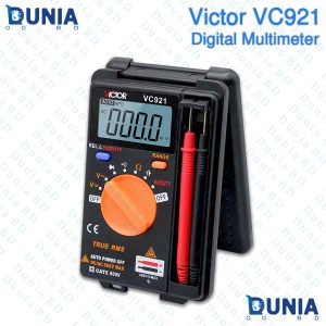 VICTOR VC921 4000 Counsts Mini Palm Digital Multimeter Voltage Resistance Capacitance Foldable Multimetro Electrical Tester